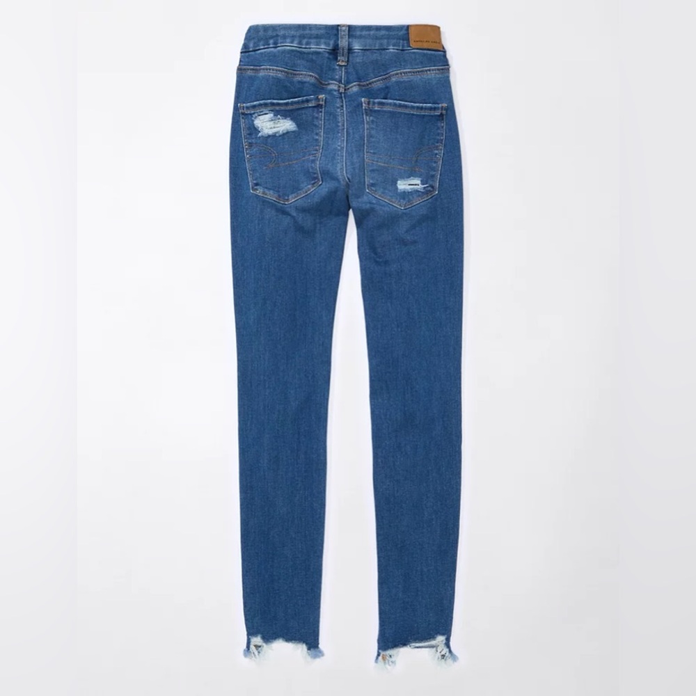 AE Next Level Curvy Patched High-Waisted Jegging Size 18 Long New with tags - Picture 6 of 16